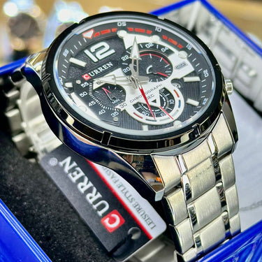 CURREN 8395 PLATEADO